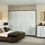 high gloss white bedroom